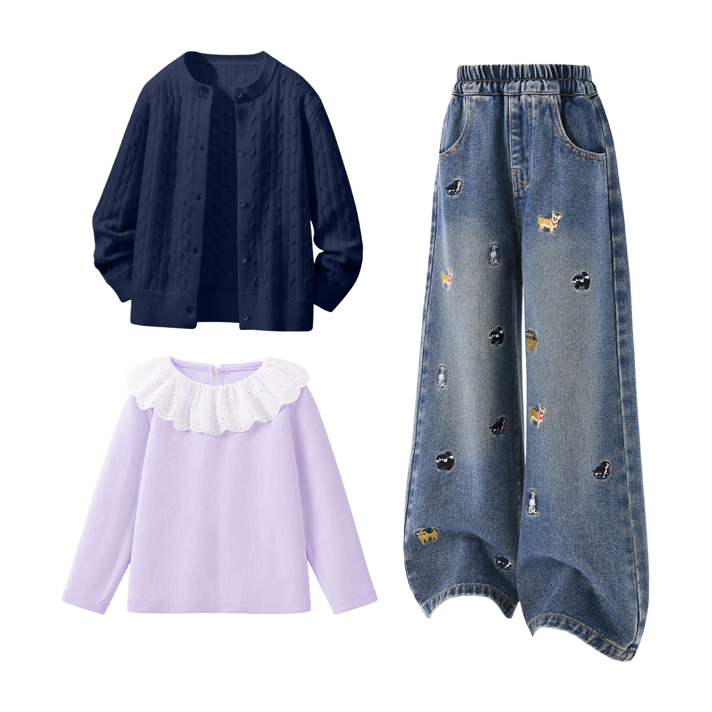 

Детская повседневная спортивная одежда Disney, фиолетовый