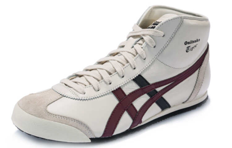 Мексиканские кроссовки Mid Runner Lifestyle унисекс Mid-top Off-white/red Onitsuka Tiger — фото 2