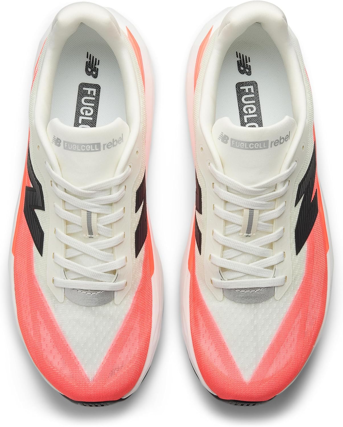 New Balance Мужские бутсы FuelCell Rebel V5, Urgent Red/White/Sea Salt — фото 4