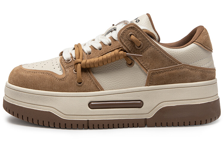 

Кроссовки C°BANNER Skateboarding Shoes Unisex Low-top, бежевый/черный