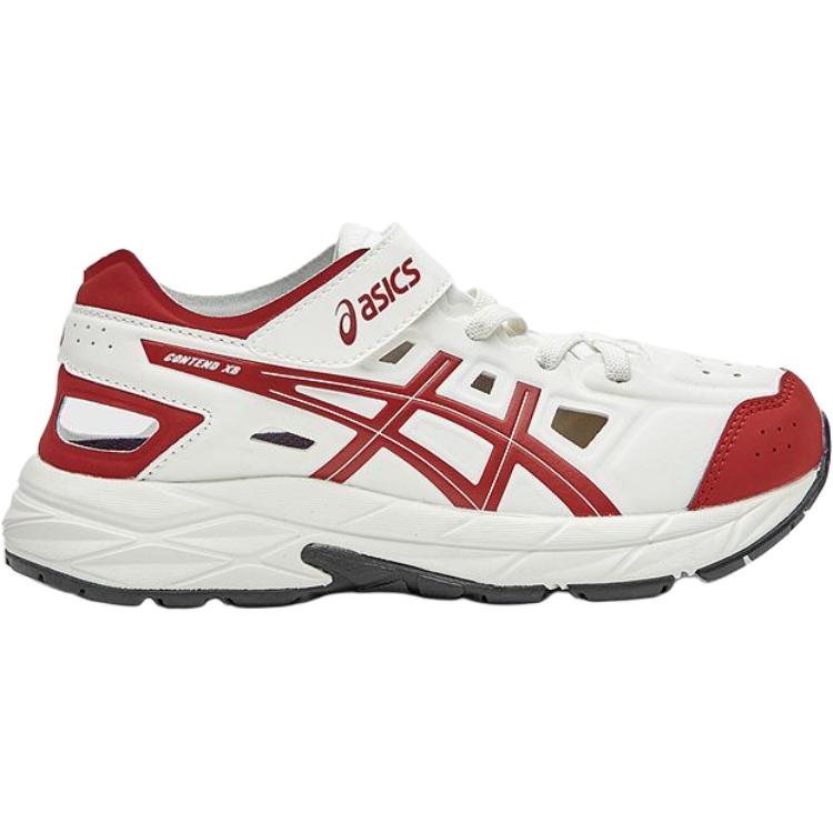 ASICS Детские сандалии CONTEND XBN PS Low Top, белые, красные, детские — фото 2