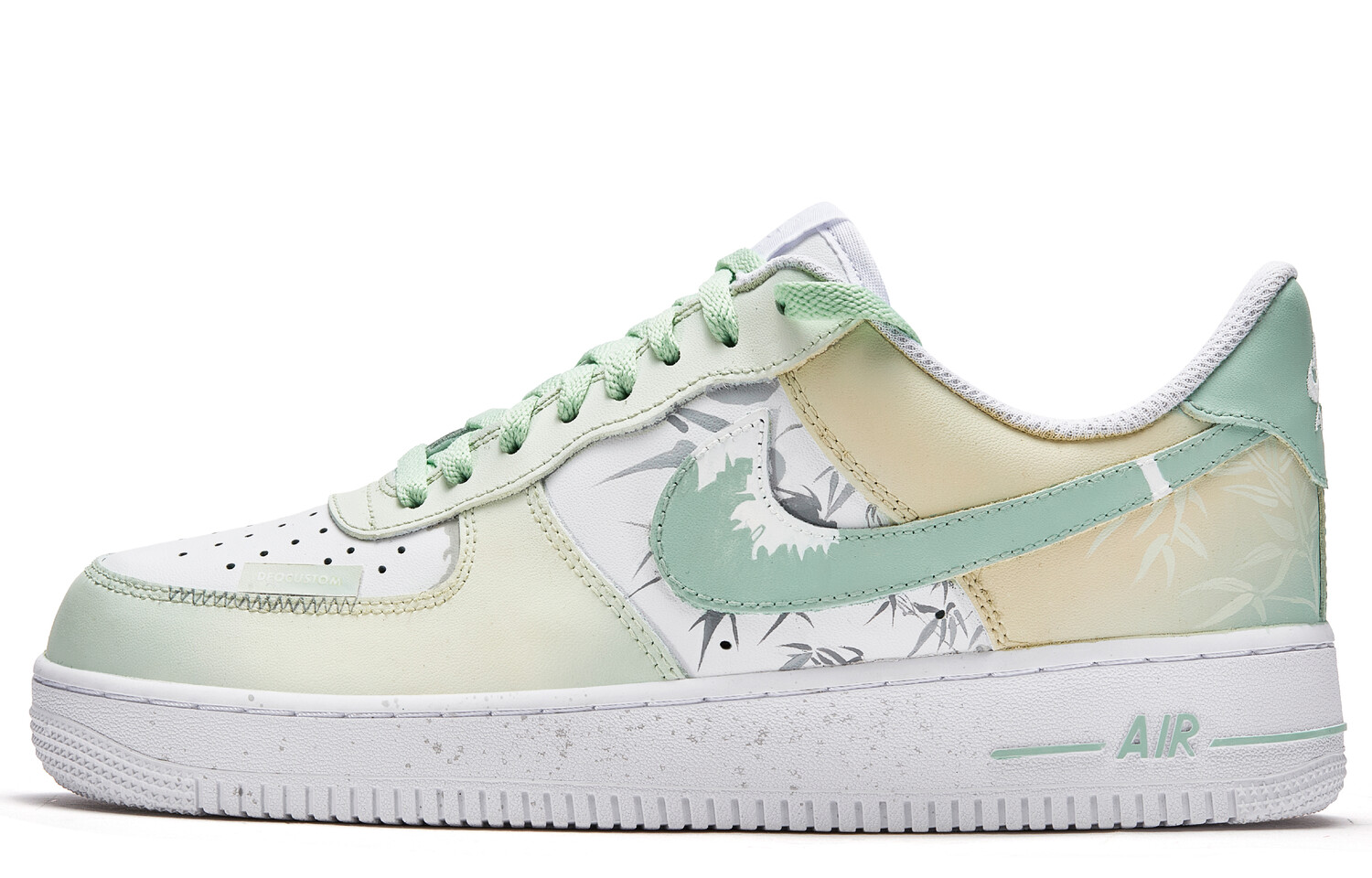 

Кроссовки Nike Air Force 1 Skateboarding Shoes Men Low-top Yellow/green, желтый