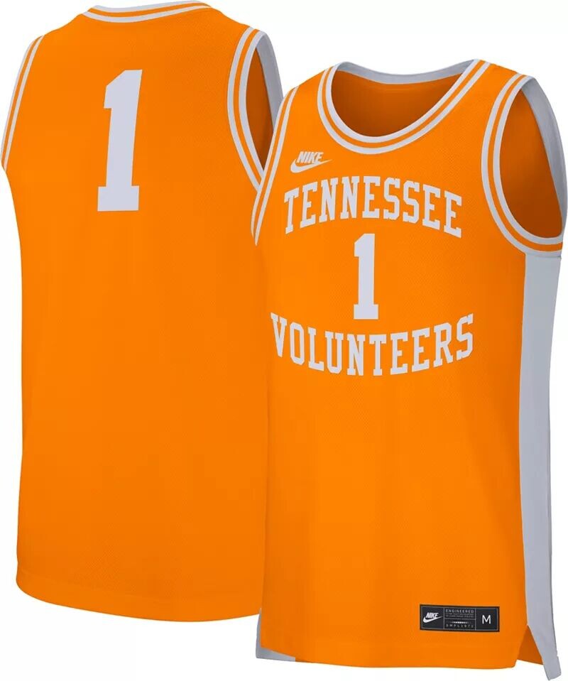 

Мужская баскетбольная майка Nike Tennessee Volunteers #1 Tennessee Orange Replica