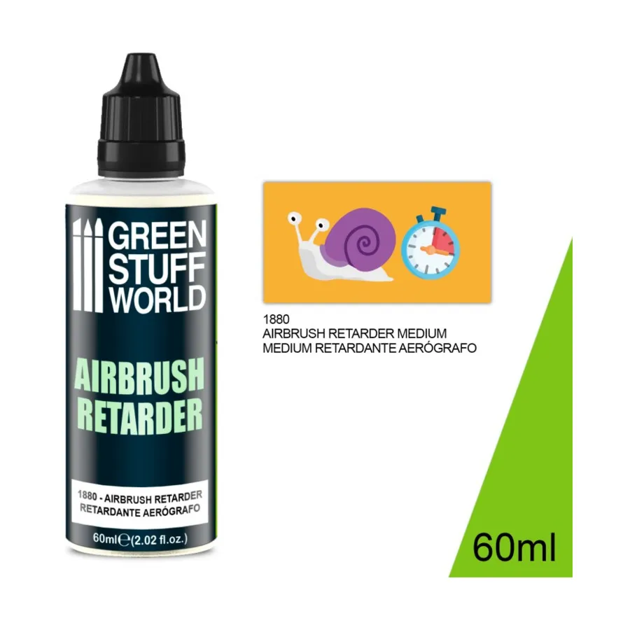 

Замедлитель для аэрографа (60 мл), Accessories - Brush Cleaners, Thinner, & Painting Supplies (Green Stuff World)