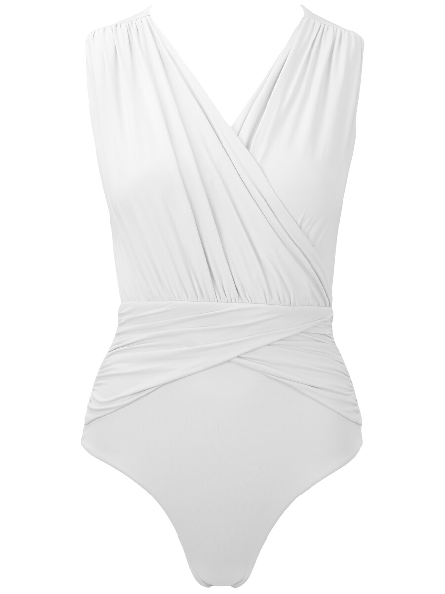 

Купальник с высоким воротом SEA ME SWIM AZUREN, белый