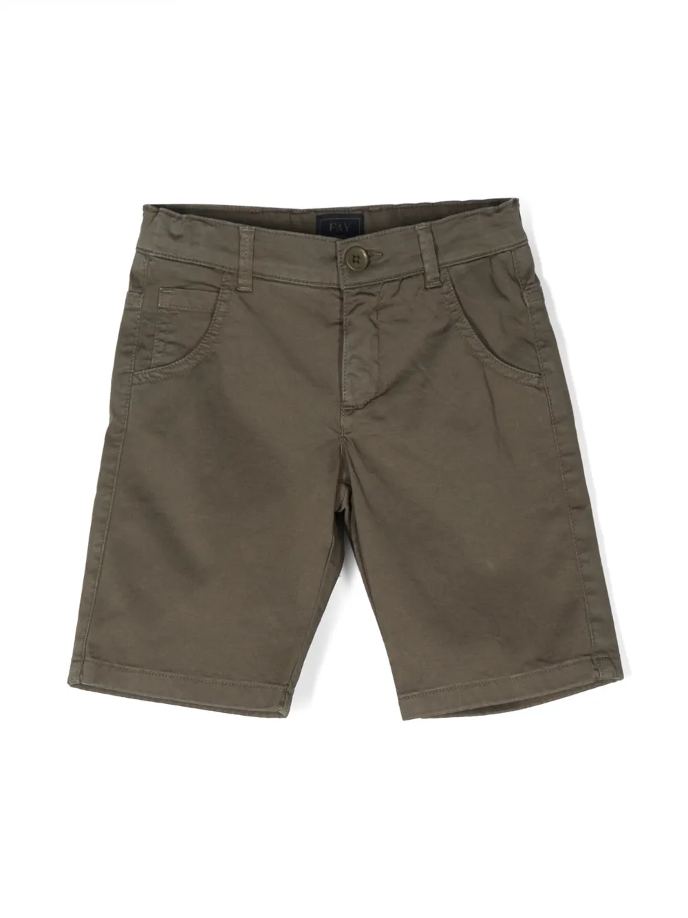 

Шорты строгого кроя Fay Kids, зеленый