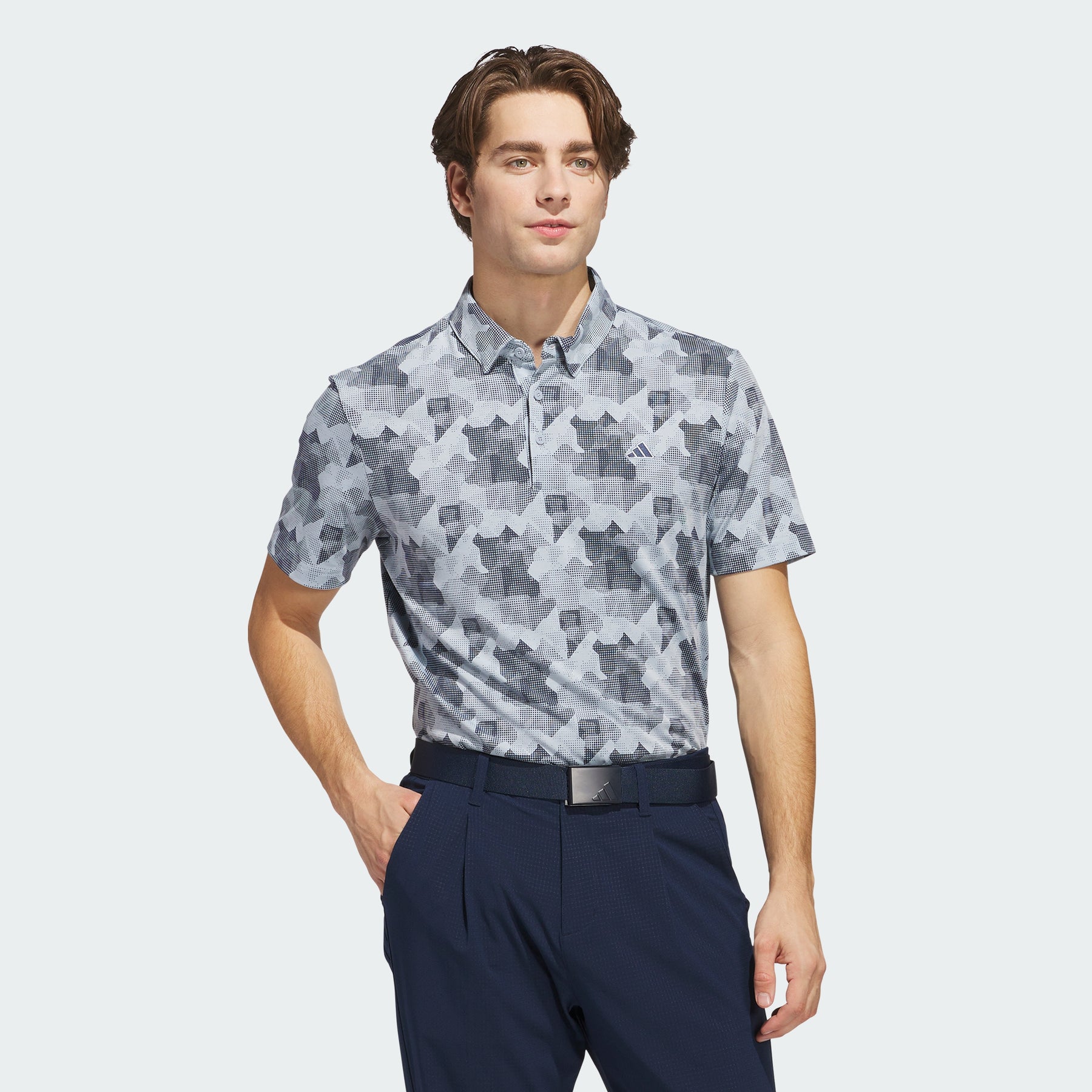 

Рубашка поло с принтом Go-To Adidas, wonder blue/collegiate navy