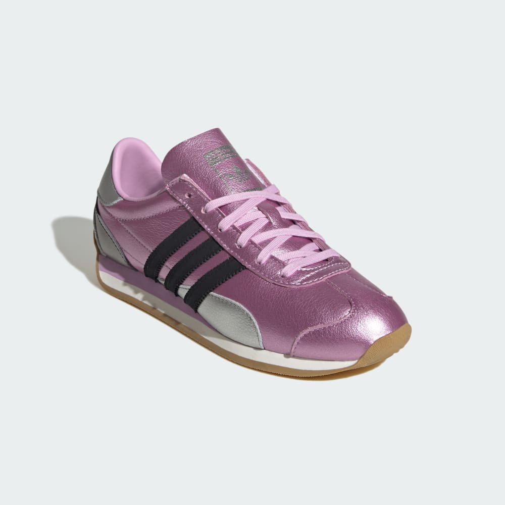 Кроссовки Adidas Country OG Shoes, цвет Bliss Lilac/Silver Metallic/Core Black — фото 4