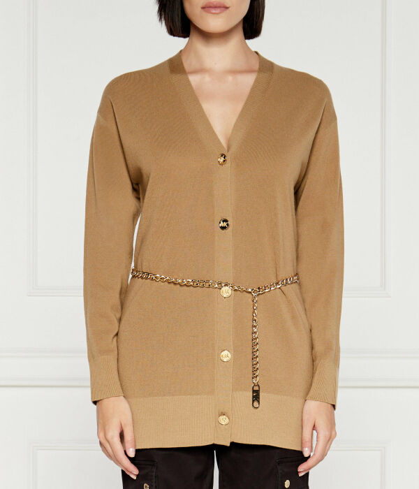 

Кардиган шерстяной Michael Kors Regular Fit, бежевый