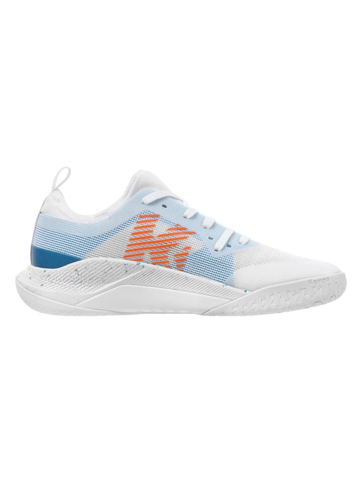 Спортивные кроссовки Kempa Hallen-Sport-Schuhe Kourtfly, цвет weiß/blau — фото 2