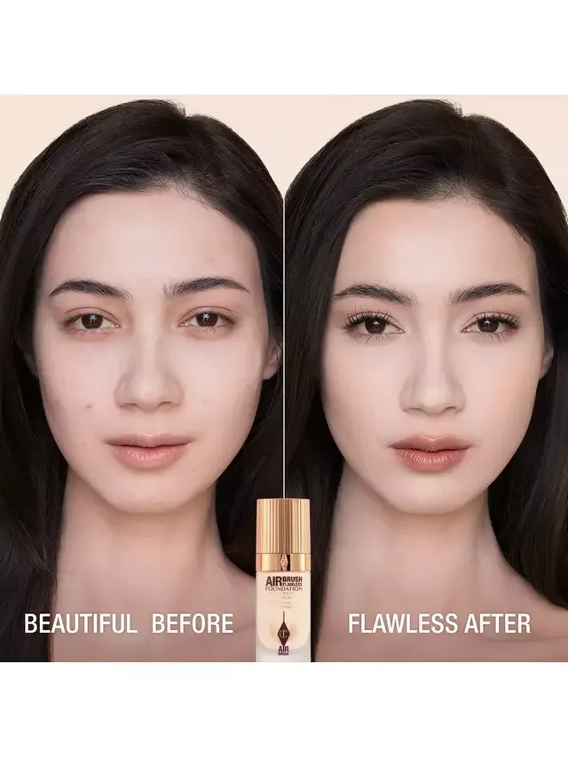 Безупречная тональная основа, нанесенная аэрографом Charlotte Tilbury, 1 Cool — фото 2