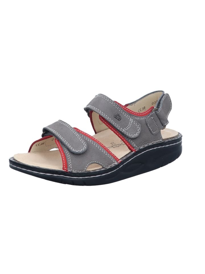 

Сандалии на плоской подошве Finn Comfort, цвет grey/sanmdia