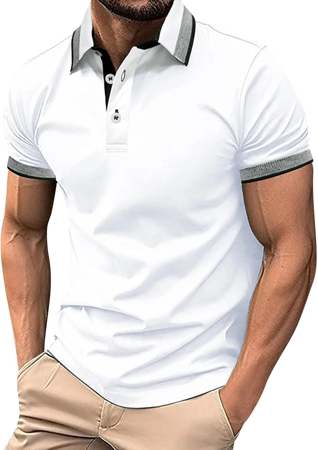 

Мужская поло Ymosrh для работы и отдыха, размеры M-3XL