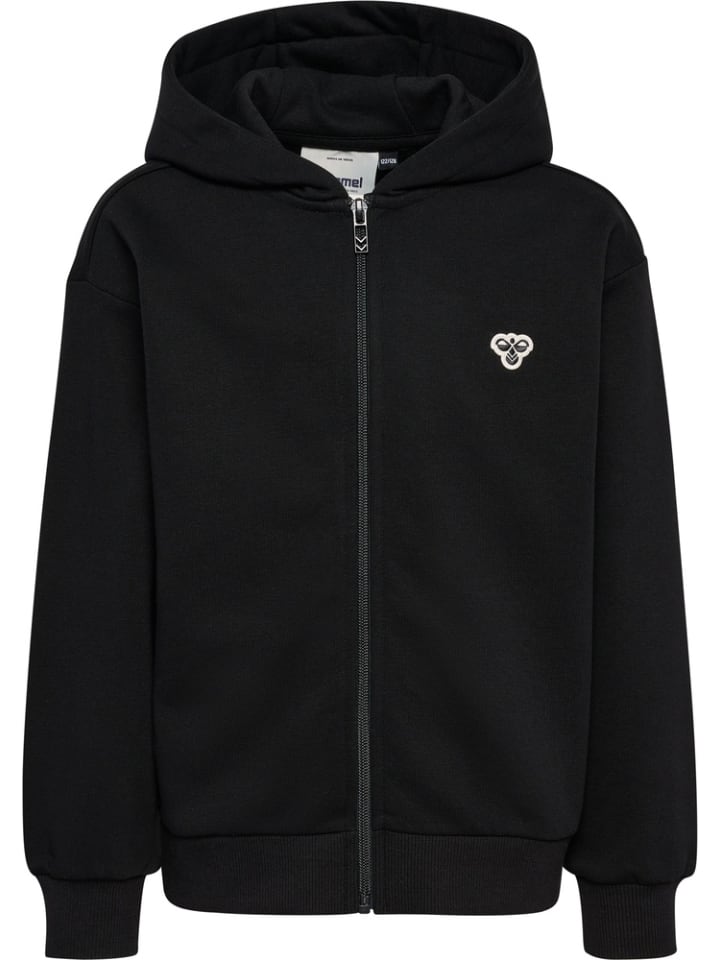 

Детская толстовка с капюшоном "Loose Zip Hoodie Bee" черного цвета Hummel