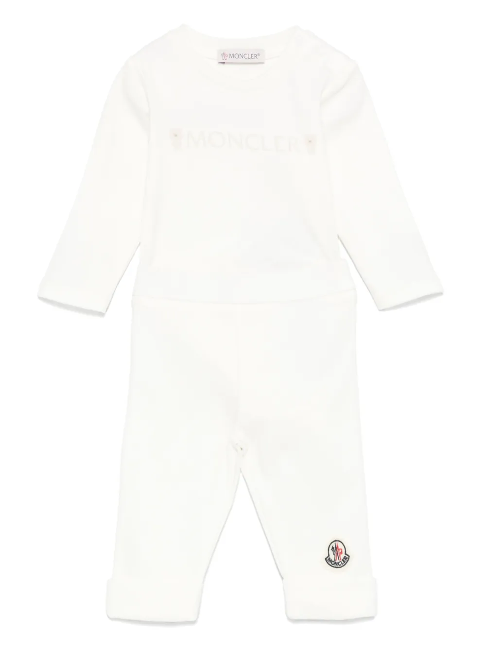

Боди с логотипом Moncler Enfant, белый