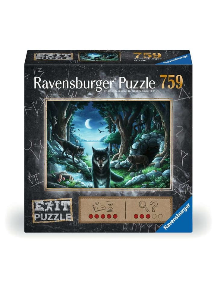 

Пазл Ravensburger, 759 деталей, «Истории о волках», цветной