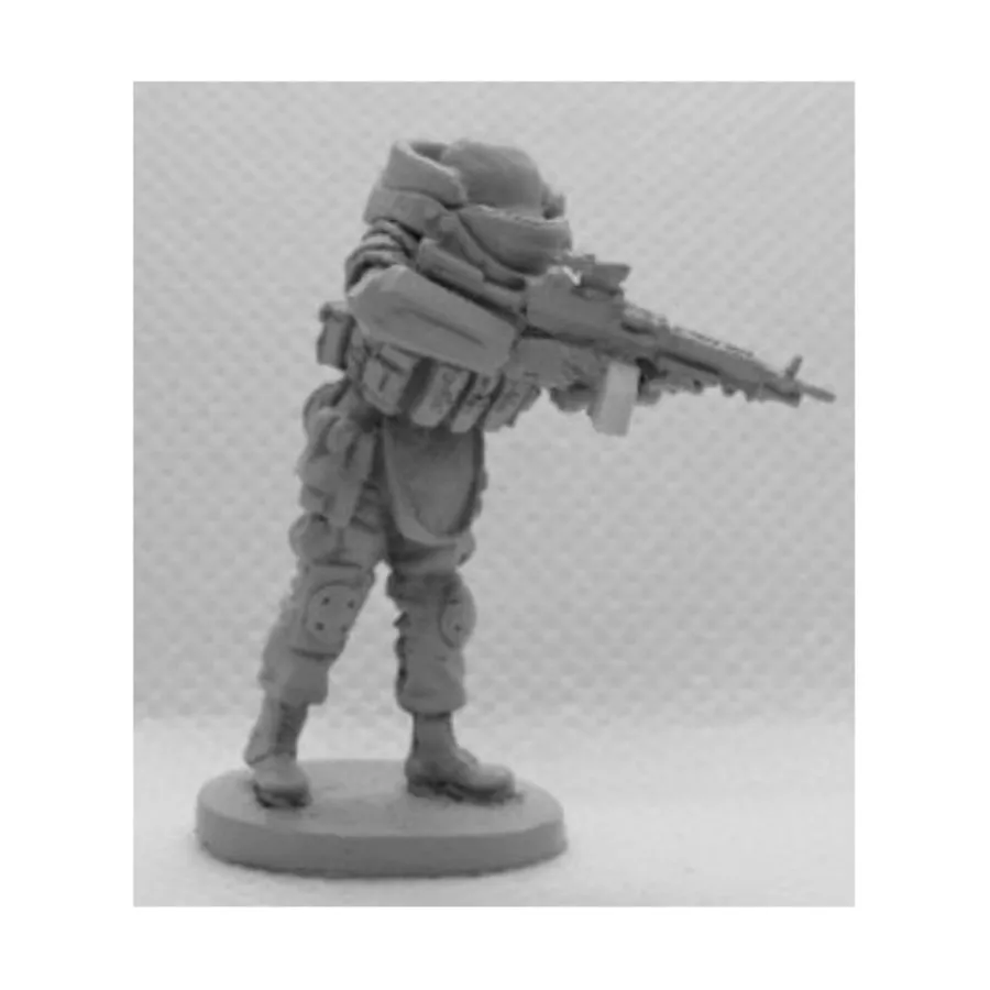 

Бронированный штурмовик с пилой (стрельба), Historical Miniatures (1:48) (Honourable Lead Boiler Suit)