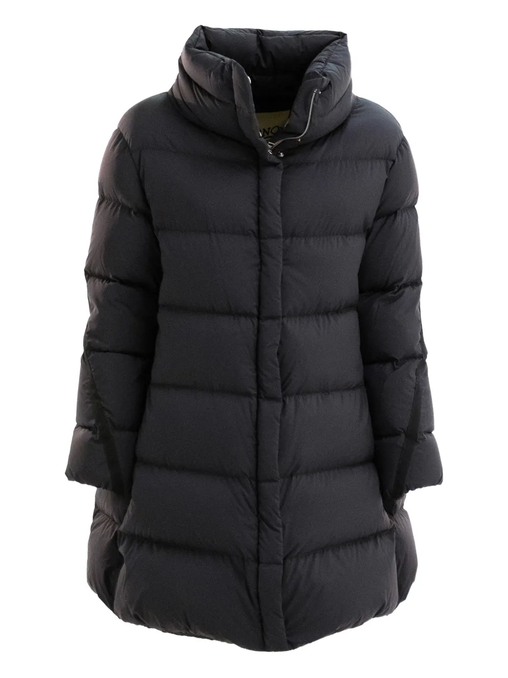 

Стёганая куртка с воротником-воронкой Herno, черный