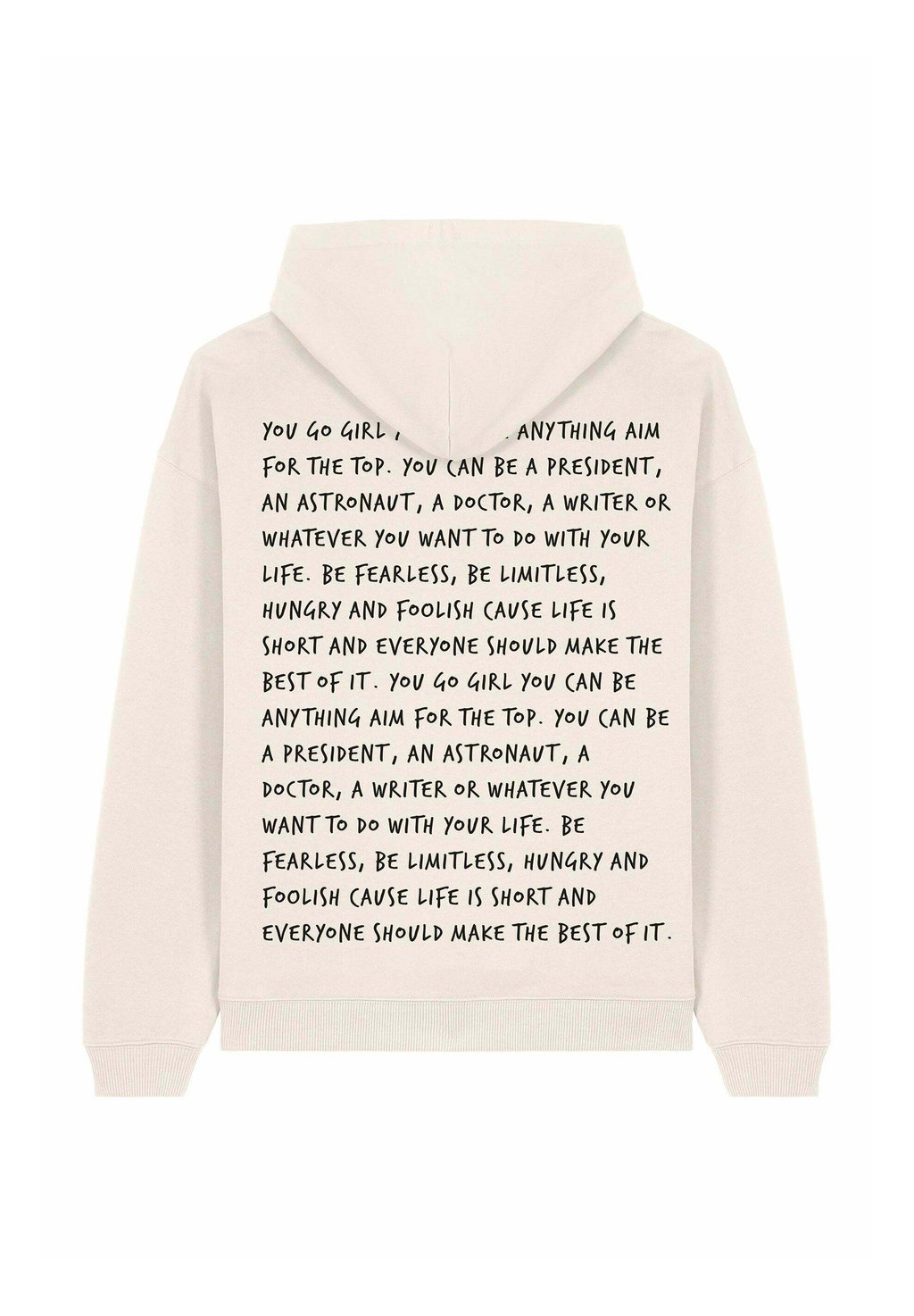 

Толстовка с капюшоном YOU GO GIRL UNISEX - Sweatshirt Mira Paris, кремовый