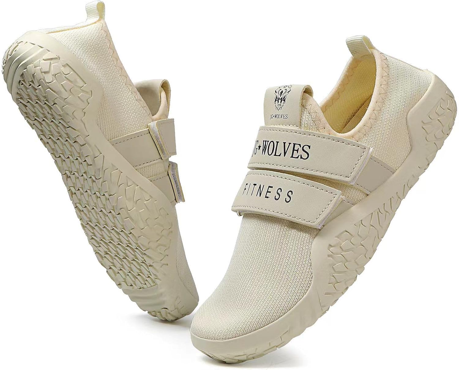 

Кроссовки для фитнеса, обувь для становой тяги, кросс-тренинговые кроссовки для мужчин и женщин Skerxut, бежевый