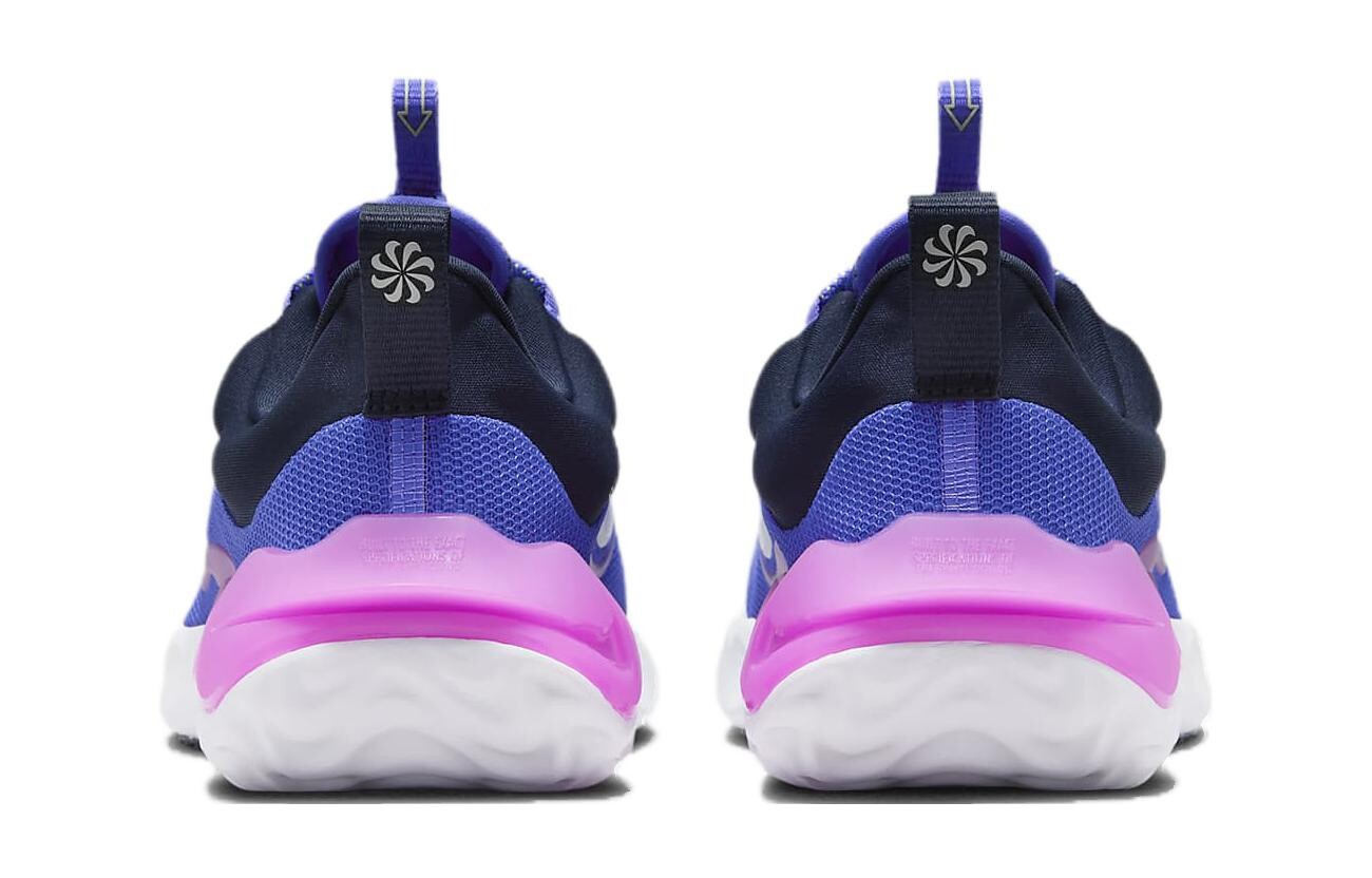 Кроссовки детские Run Flow GS Nike, синий/розовый — фото 3