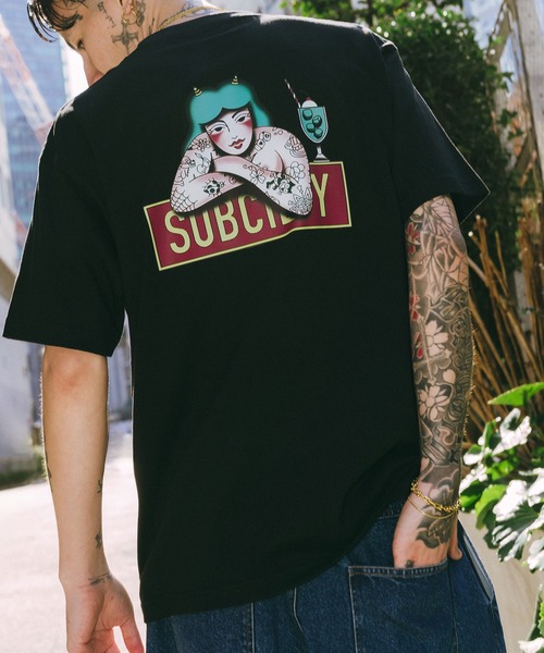 

Футболка, крой оверсайз, бренд Subciety, цвет черный