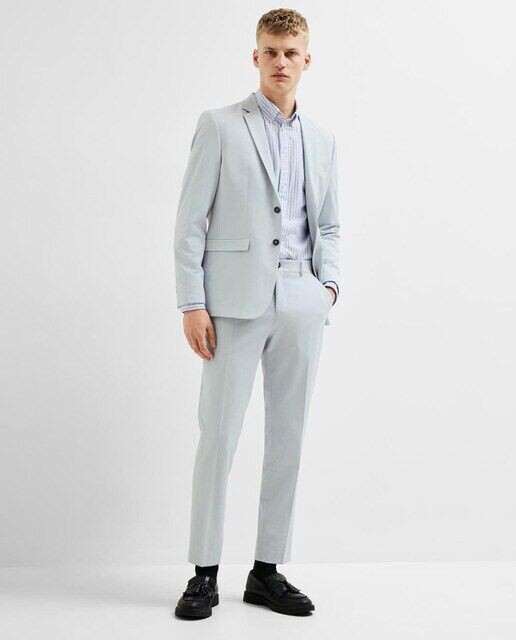 

Мужские брюки Slim Fit Selected, светло-синий