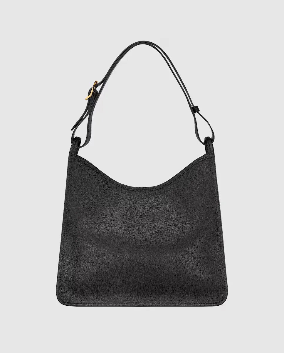 

Кожаная сумка через плечо Le Foulonné Longchamp, черный