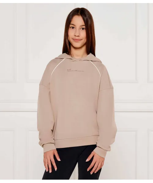

Толстовка Loose fit Ea7, бежевый