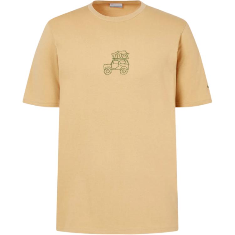 

Футболка унисекс Columbia, желтый