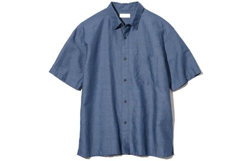 

Мужская рубашка UNIQLO, цвет Blue