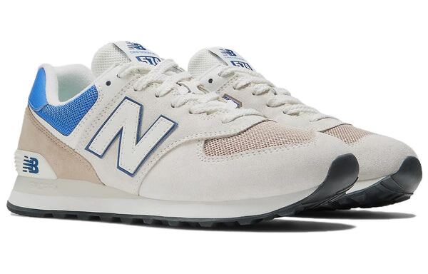 Кроссовки 574 New Balance, белый — фото 3