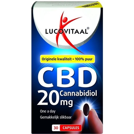 

Lucovitaal Cbd 20 миллиграмм каннабидиола, Добавка - 30 Капсул