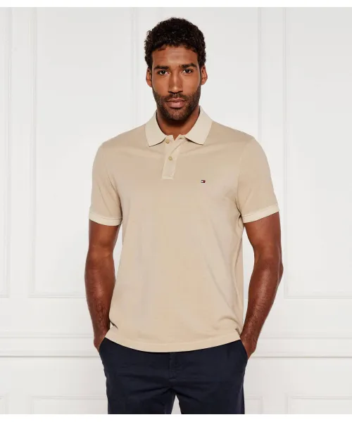 

Футболка поло Regular fit Tommy Hilfiger, бежевый