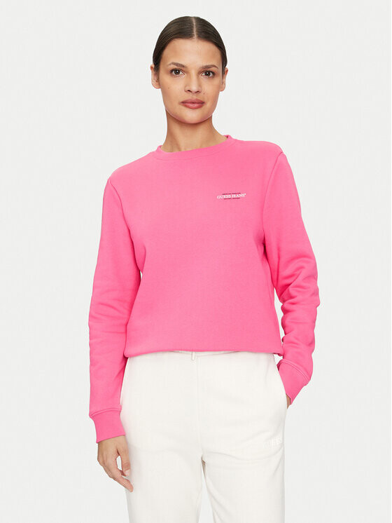 

Толстовка regular fit Guess, розовый