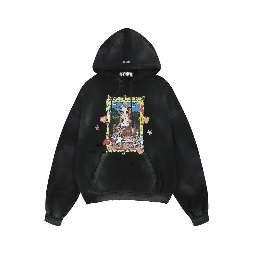 

Толстовка унисекс SOULPUSSYCAT FW25 Grailz, черный