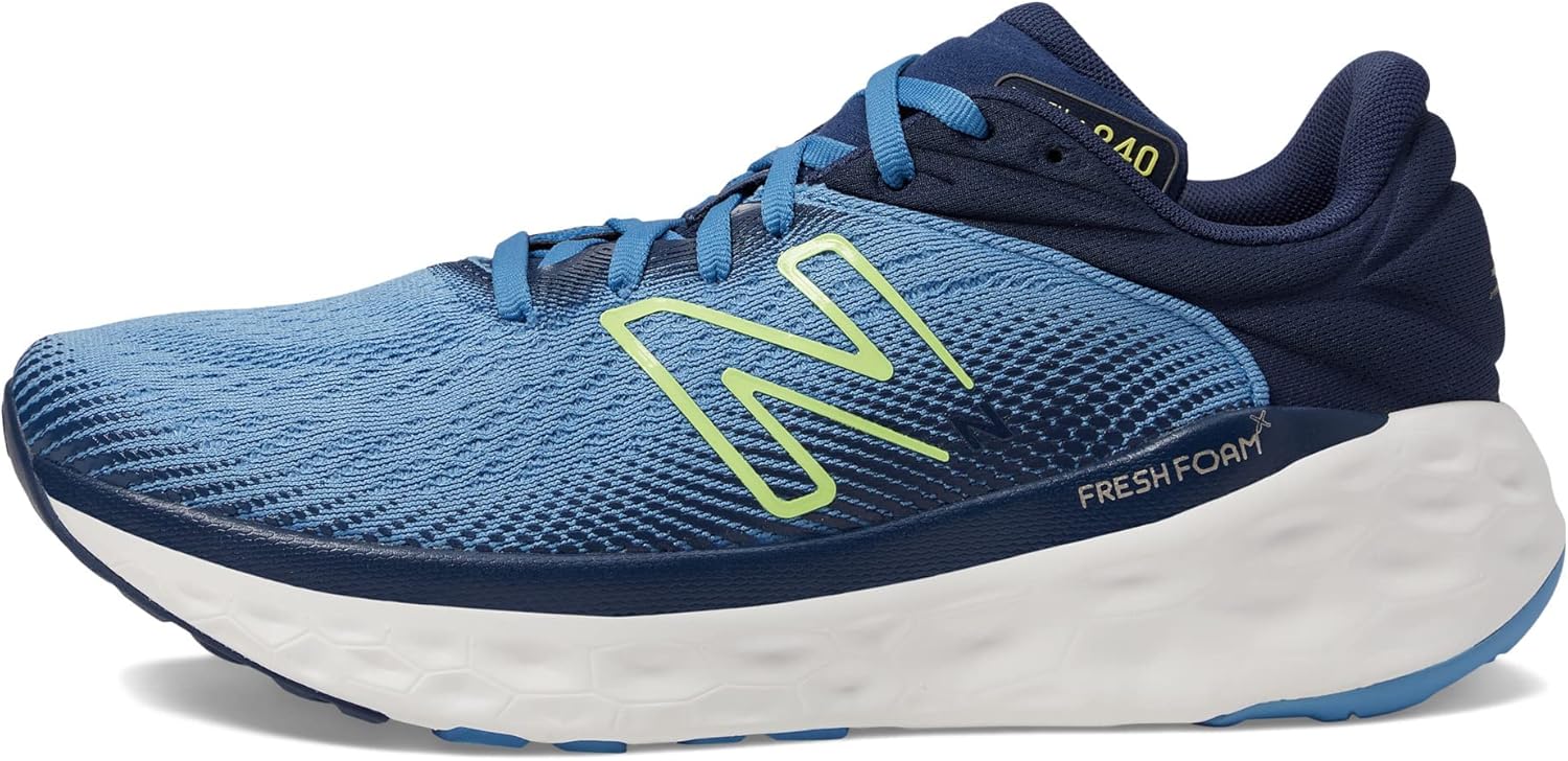 Детские кроссовки New Balance 990 V6 на шнуровке, синий — фото 4