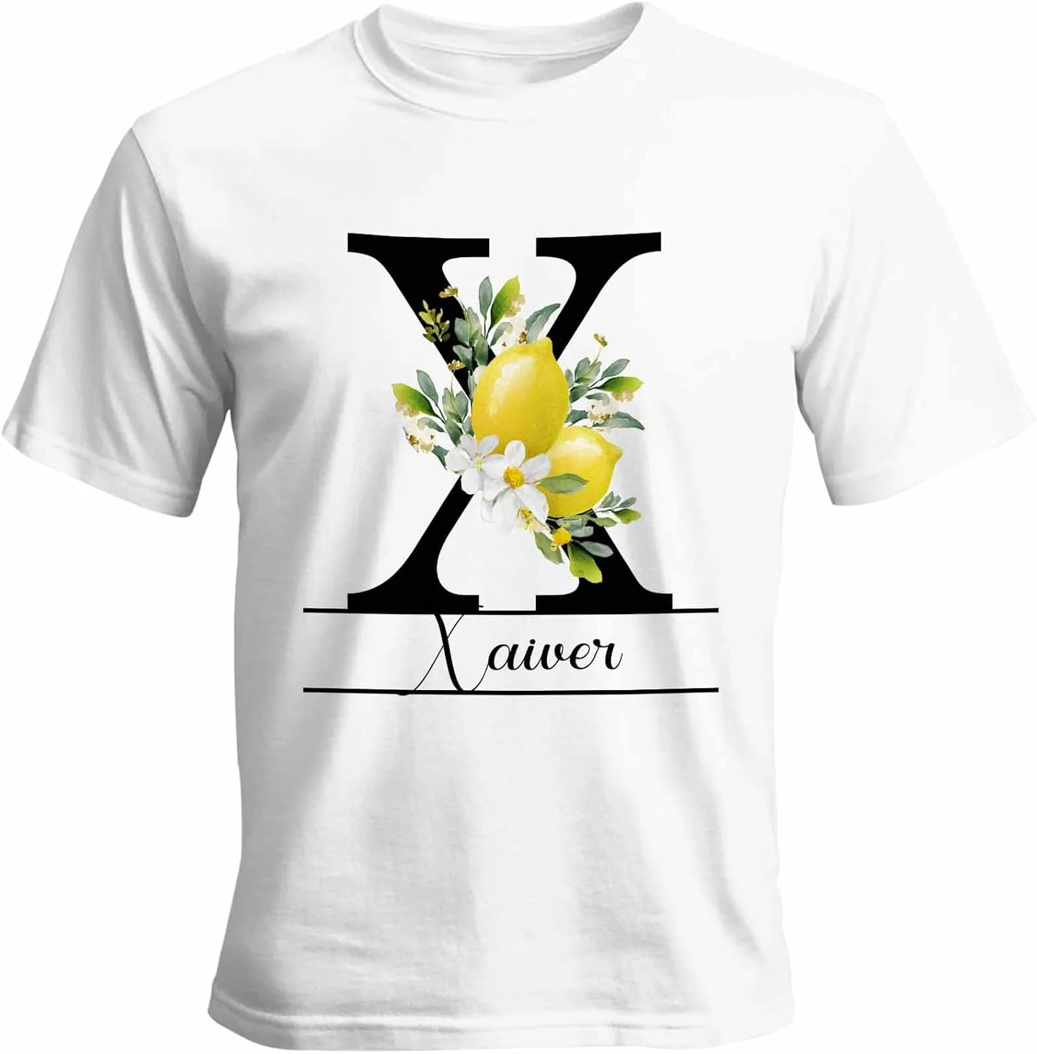 

Футболка с именем или текстом Unisex Cotton Round Neck Vaxbryntel