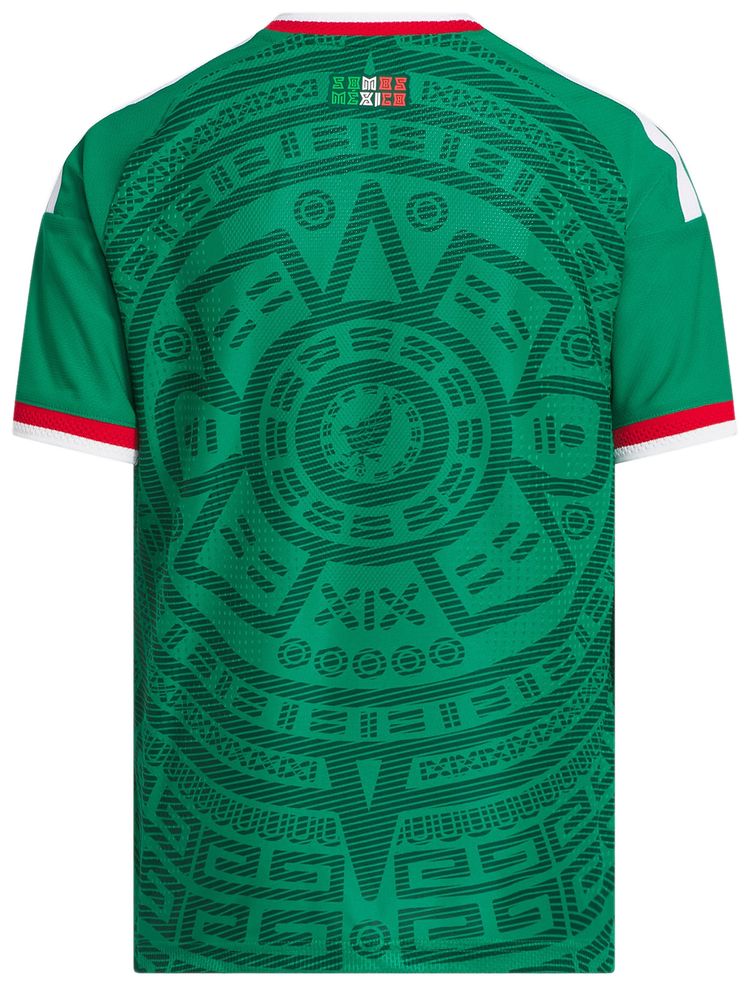 Домашняя футболка Adidas Mexico 26, аутентичная, зеленый — фото 2