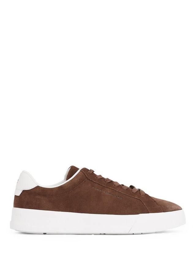 

Придворные замшевые кроссовки Tommy Hilfiger, цвет Legacy Brown