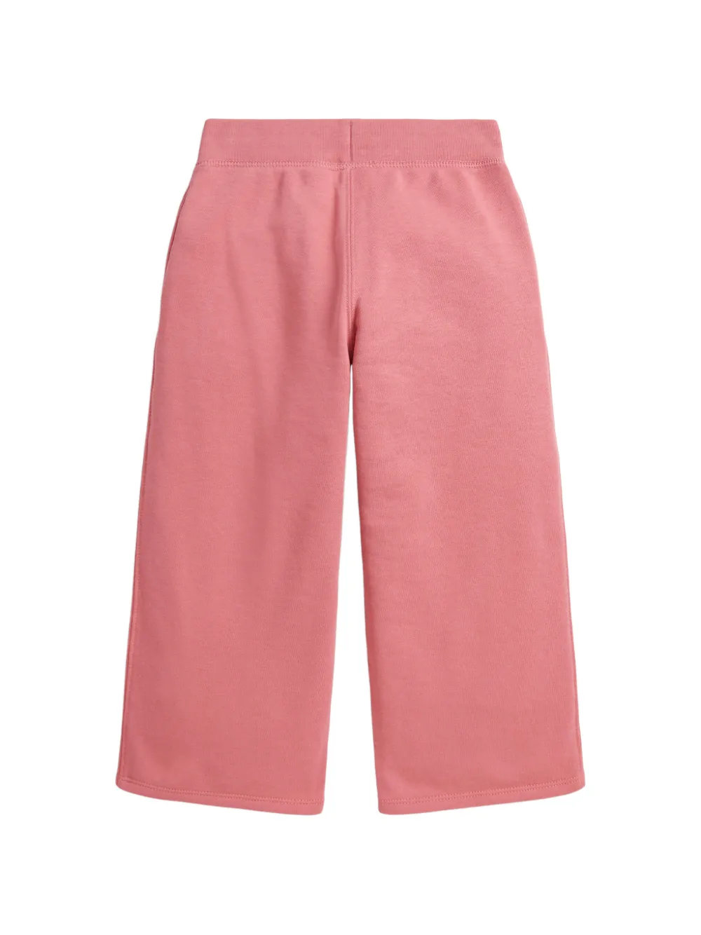 Спортивные брюки широкого кроя с вышивкой Polo Ralph Lauren Kids, розовый — фото 2
