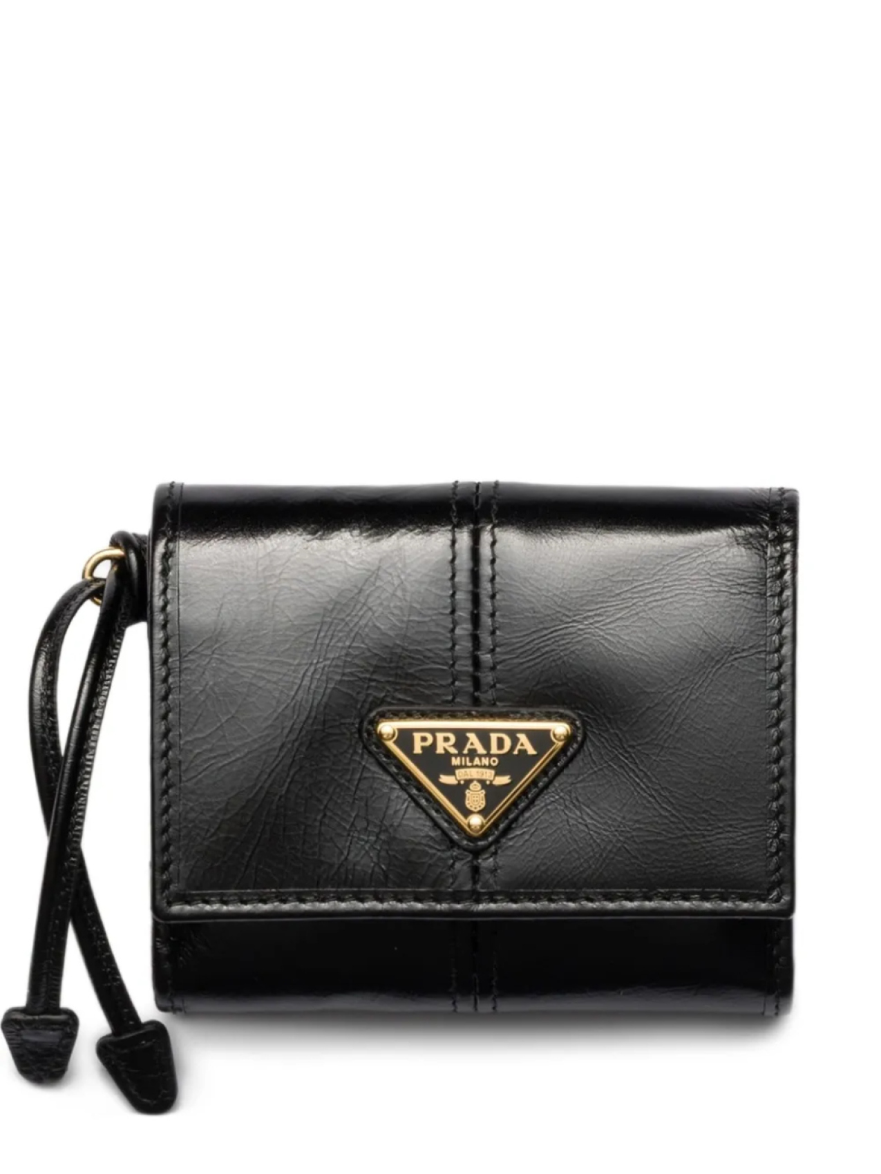 

Кошелек с логотипом Prada, черный