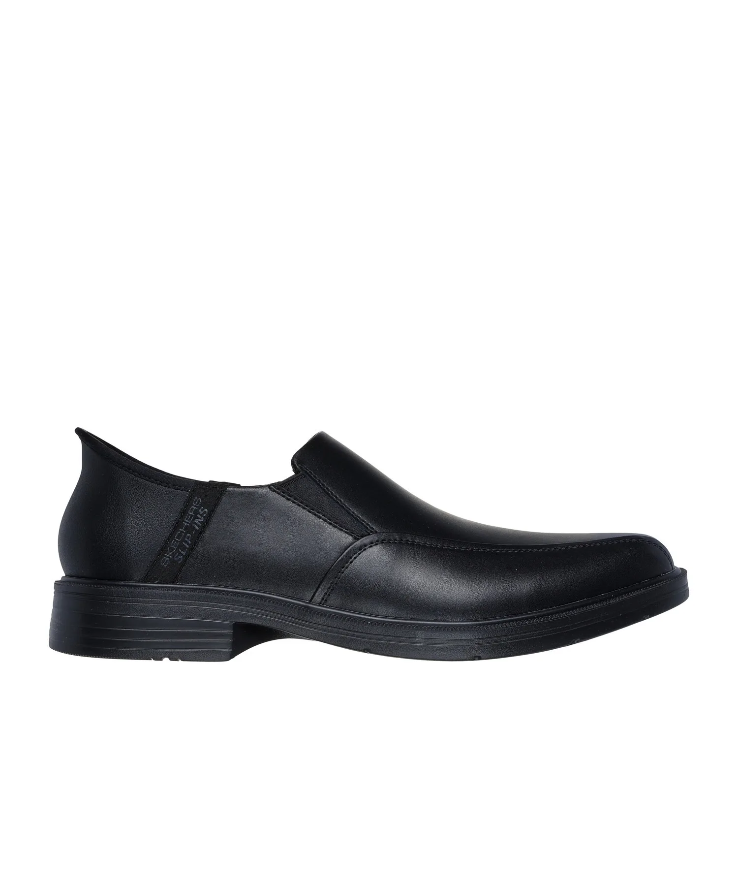Мужские туфли без шнуровки Hands Free Slip-ins Relaxed Fit Caswell SKECHERS чёрные — фото 4