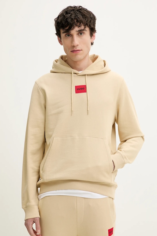 

Хлопковая толстовка daratschi214 HUGO, бежевый