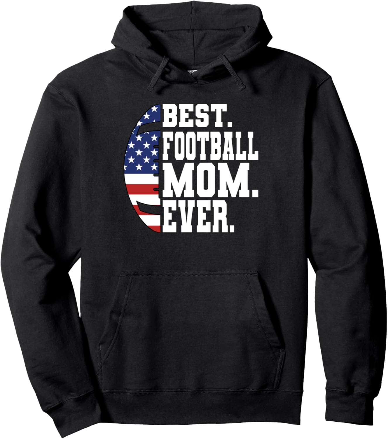 

Лучшая мама футболиста на свете! Толстовка с изображением американского футбола Football Player & Play Football Gifts, черный