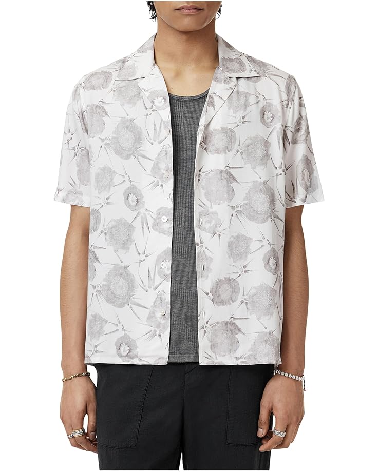 

Рубашка John Varvatos Dan Camp Collar Shirt In Thorn Print W792F25, белый