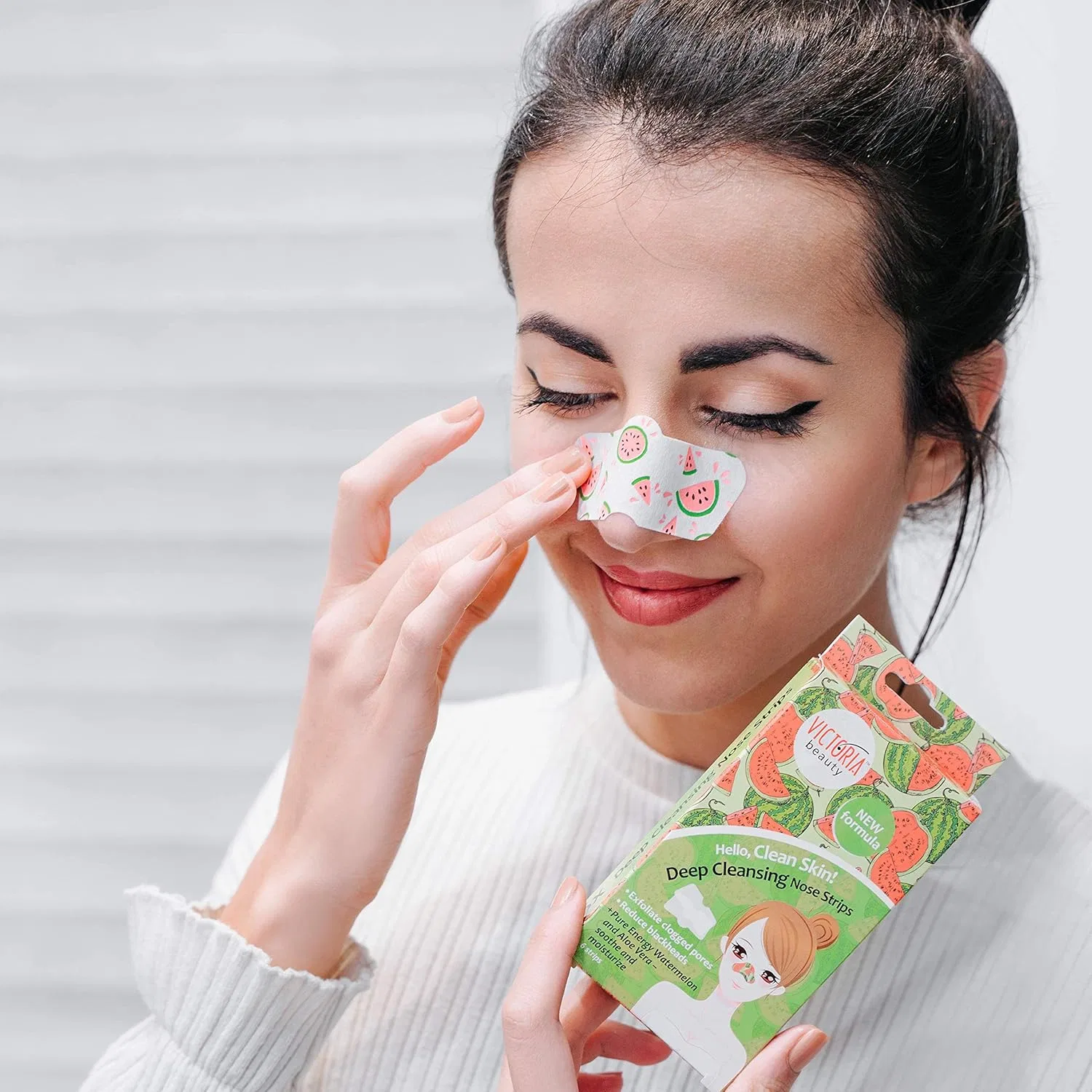 Полоски для носа от черных точек с алоэ вера от Victoria Beauty Victoria Beauty — фото 3