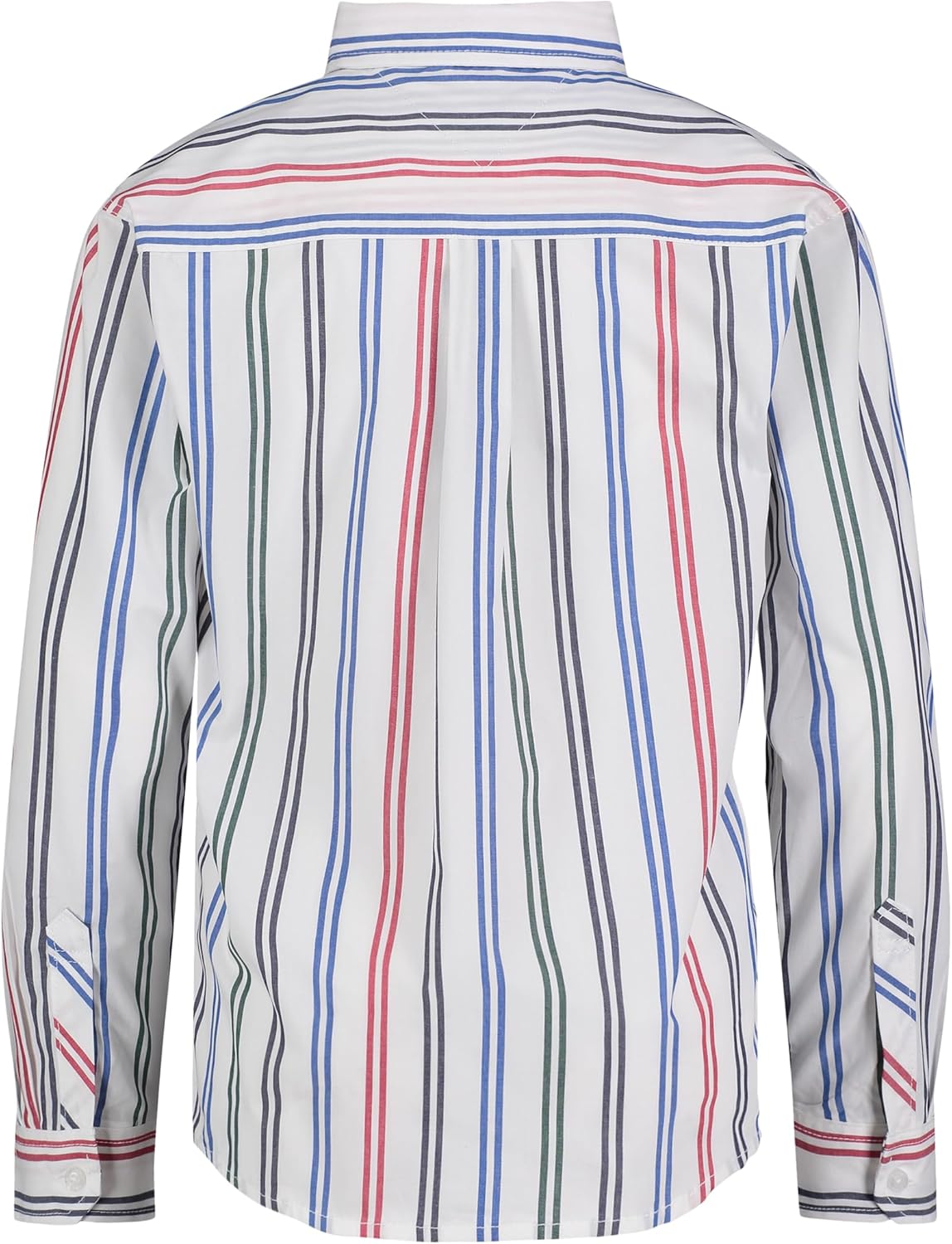Рубашка Tommy Hilfiger для мальчиков с длинным рукавом, легкая и дышащая., Snow Vertical Stripe — фото 2
