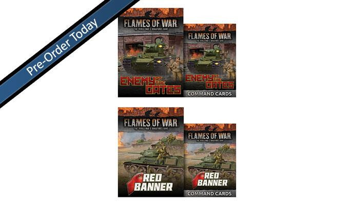 

Аксессуары Battlefront Miniatures Flames of War WW2: Eastern Front - Soviet Unit & Command Cards