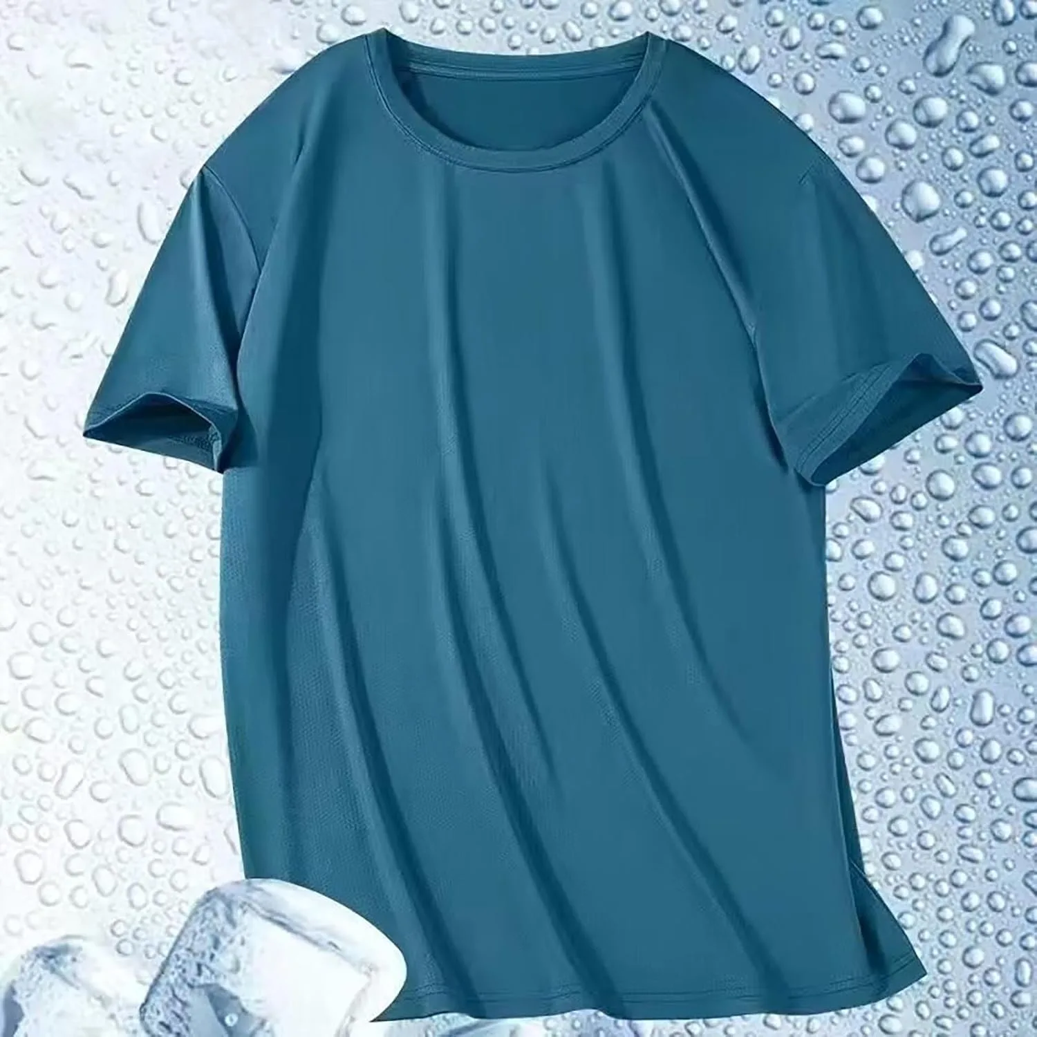 Мужская футболка Big and Tall Mesh Athletic Quick Dry для тренировок — фото 2
